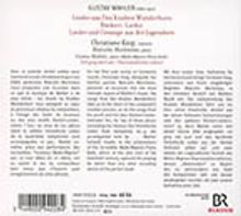 Gustav Mahler (1860-1911): Des Knaben Wunderhorn (Klavierfassung), CD