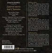 Josquin Desprez (1440-1521): Geistliche Musik &amp; Chansons, 3 CDs