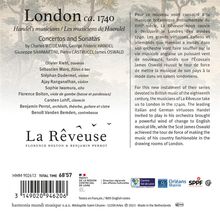 London Circa 1740 - Handel's Musicians, CD