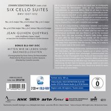 Johann Sebastian Bach (1685-1750): Cellosuiten BWV 1007-1012 (mit Blu-ray), 2 CDs und 1 Blu-ray Disc