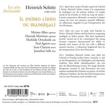 Heinrich Schütz (1585-1672): Italienische Madrigale SWV 1-19, CD