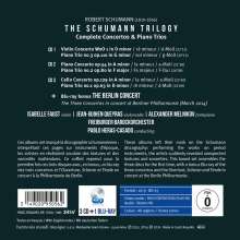 Robert Schumann (1810-1856): Sämtliche Konzerte &amp; Klaviertrios, 3 CDs und 1 Blu-ray Disc
