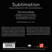 The Curious Bards &amp; Ilektra Platiopoulou - Sublimation (Songs &amp; Dances from 18th-Century Scandinavia), CD