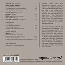 Ein Programm mit Kompositionen von John Ireland und Claude Debussy, gespielt von Aline Piboule auf einem Yamaha CFX Konzertflügel.