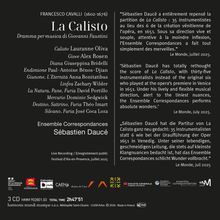 "La Calisto" von Francesco Cavalli. Details zu Besetzung und Ensemble Correspondances unter Leitung von Sébastien Daucé.
