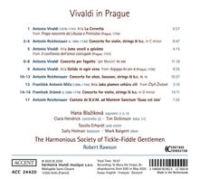 "Vivaldi in Prague" mit Werken von Vivaldi, Reichenauer, Míča und Jiránek. Mitwirkende: Hana Blažíková, Ciara Hendrick.