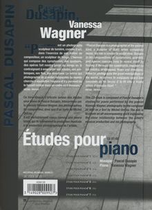 Pascal Dusapin (geb. 1955): Etüden für Klavier Nr.1-7, CD