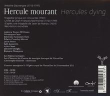 Antoine Dauvergne (1713-1797): Hercule mourant, 2 CDs