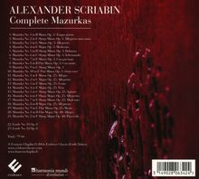 Alexander Scriabin (1872-1915): Mazurken opp.3,25,40, CD