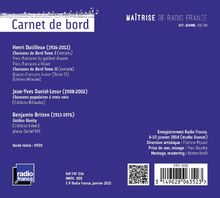 Maitrise de Radio France - Carnet de bord, CD