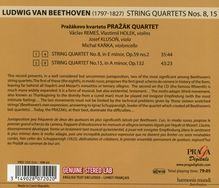 Ludwig van Beethoven (1770-1827): Streichquartette Nr.8 &amp; 15, CD