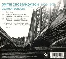 Dmitri Schostakowitsch (1906-1975): Streichquartette Nr.5,8,15, CD