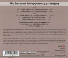 Johannes Brahms (1833-1897): Streichquartette Nr.1-3, 2 CDs