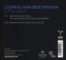 Ludwig van Beethoven (1770-1827): Streichquartette Nr.11 &amp; 14 für Streichorchester, CD