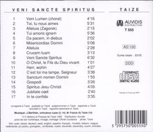 Gesänge aus Taize - Veni Sancte Spiritus, CD