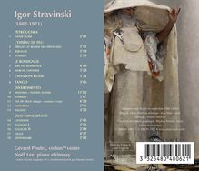 Igor Strawinsky (1882-1971): Werke für Violine &amp; Klavier, CD