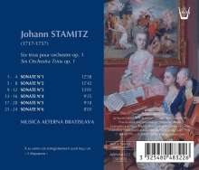 Johann Stamitz (1717-1757): Orchestertrios op.1 Nr.1-6, CD