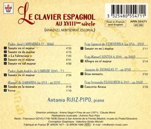 Antonio Ruiz-Pipo - Le Clavier espagnol au XVIIIeme Siecle, CD