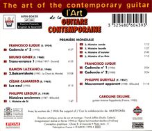 Caroline Delume - L'Art de la Guitare Contemporaine, CD