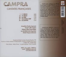 Andre Campra (1660-1744): Französische Kantaten, CD