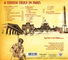 Noel Lee &amp; Jeff Cohen - A Yiddish Touch in Paris, CD