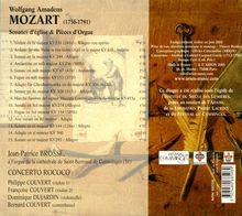 Wolfgang Amadeus Mozart (1756-1791): Kirchensonaten für Orgel, 2 Violinen, Cello &amp; Kontrabass, CD