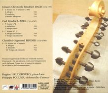 Carl Friedrich Abel (1723-1787): Sonaten für Cello &amp; Klavier Nr.1 &amp; 2, CD