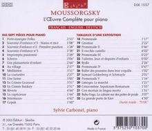 Modest Mussorgsky (1839-1881): Klavierwerke, CD