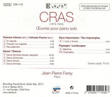 Jean Cras (1879-1932): Klavierwerke, CD