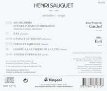 Henri Sauguet (1901-1989): Lieder, CD