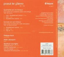Paul Le Flem (1881-1984): Klavierquintett e-moll, CD