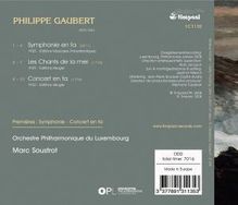 Philippe Gaubert (1879-1941): Symphonie f-moll, CD
