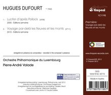 Hugues Dufourt (geb. 1943): Lucifer d'apres Pollock, CD