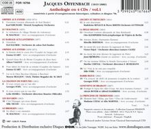 Jacques Offenbach (1819-1880): Jacques Offenbach Anthologie Vol.1, CD