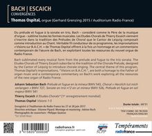 Thomas Ospital - Bach/Escaich, CD