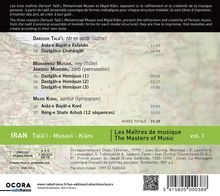 Iran: The Masters Of Music Vol.1, CD