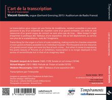 Vincent Genvrin - L'art de la transcription, CD