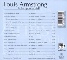 Louis Armstrong (1901-1971): At Symphony Hall - Jazz Reference, CD