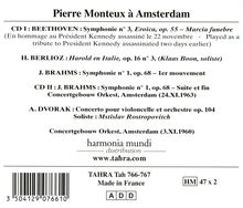 Pierre Monteux a Amsterdam, 2 CDs