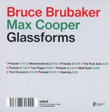 Bruce Brubaker &amp; Max Cooper: Glassforms, CD