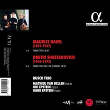 Maurice Ravel (1875-1937): Klaviertrio a-moll, CD