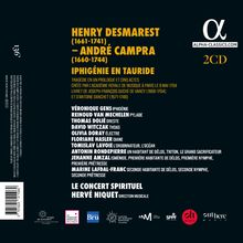 Henry Desmarest (1661-1741): Iphigenie en Tauride (in der Vervollständigung von Andre Camra), 2 CDs