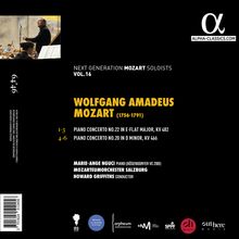 WOLFGANG AMADEUS MOZART (1756-1791), Piano Concerto No.22 E-flat Major KV 482, No.20 D Minor KV 466. Conductor: Howard Griffiths.