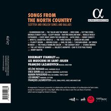 Titel: "Songs from the North Country". Interpreten: Rosemary Standley, Les Musiciens de Saint-Julien. Logo: Alpha-Classics.