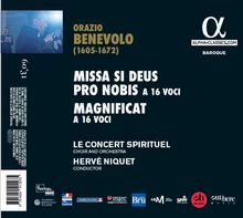 Orazio Benevolo (1605-1672). Alpha-Classic.com. Missa Si Deus Pro Nobis, Magnificat, Le Concert Spirituel, Hervé Niquet.