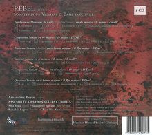 Jean-Fery Rebel (1666-1747): Sonaten für Violine &amp; Bc, CD