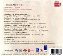 Tomaso Albinoni (1671-1751): Sinfonie a Cinque op.2 Nr.1-6, CD