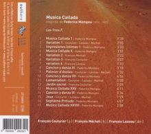 Francois Couturier (geb. 1950): Musica Callada, CD