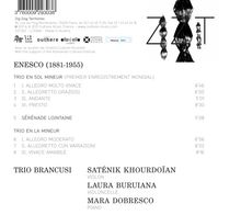 George Enescu (1881-1955): Klaviertrios Nr.1 &amp; 2  (g-moll &amp; a-moll), CD
