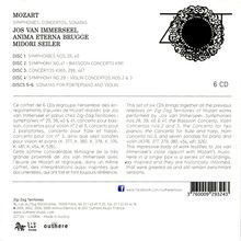 Wolfgang Amadeus Mozart (1756-1791): Symphonien Nr.29,39-41, 6 CDs